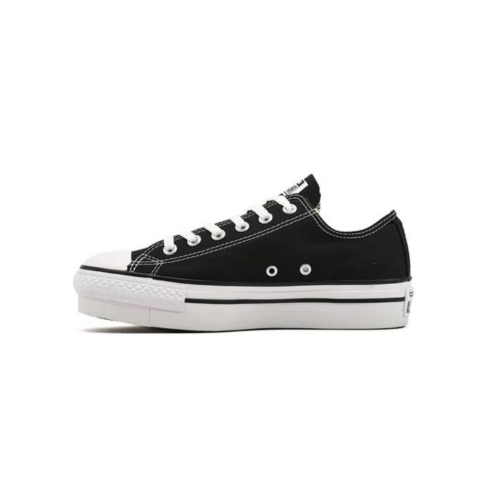 Converse - Chuck Taylor All Star Plataforma Canvas Lona Negra