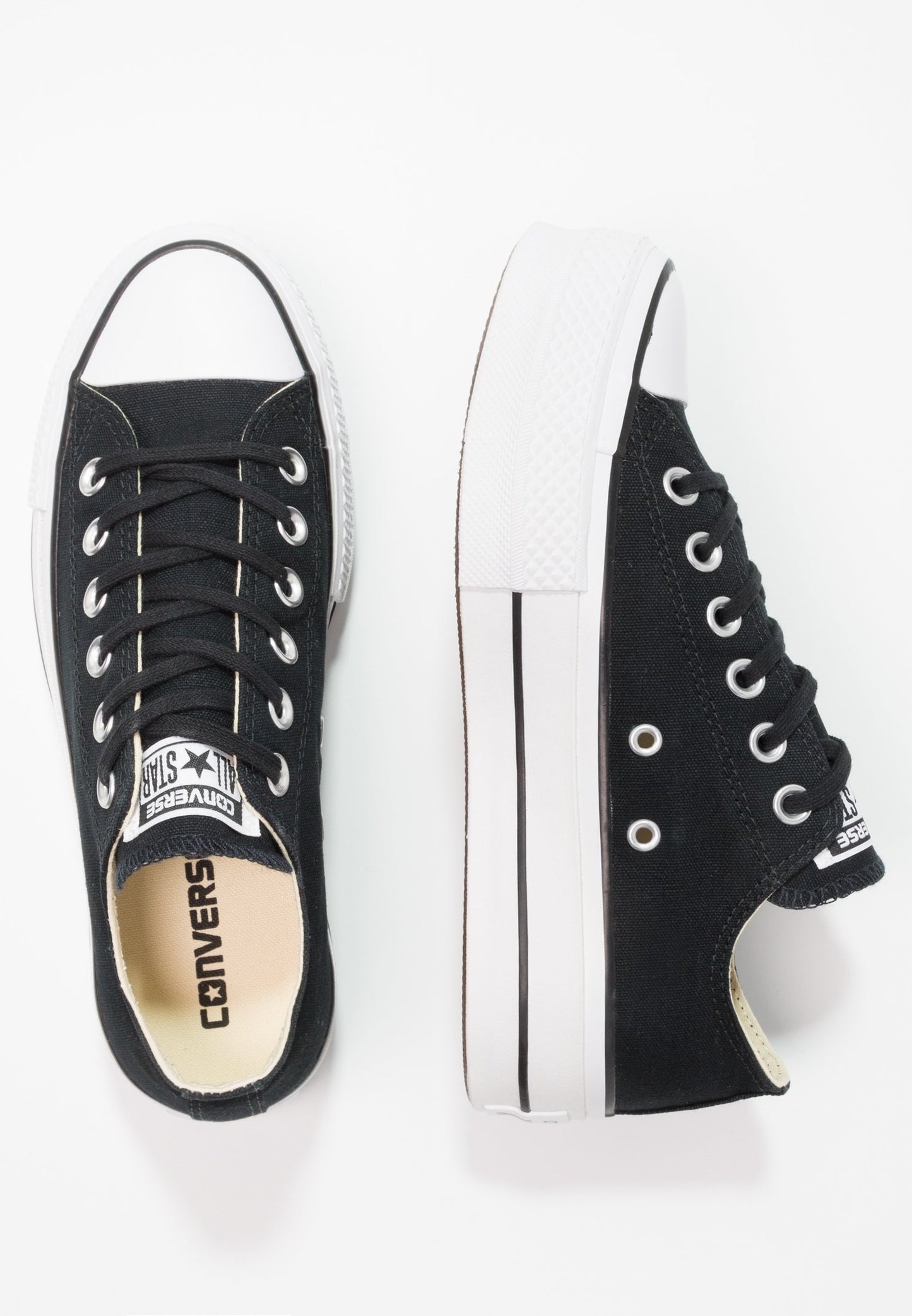 Converse - Chuck Taylor All Star Platform Canvas Lona negra