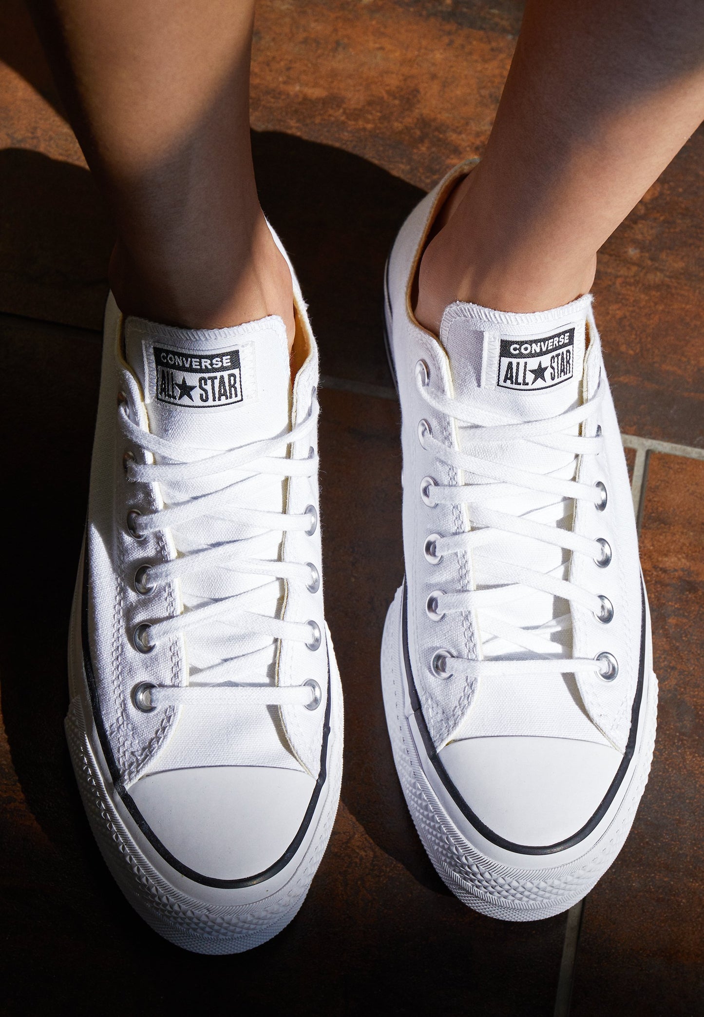 Converse - Chuck Taylor All Star Platform Canvas Lona Blanca