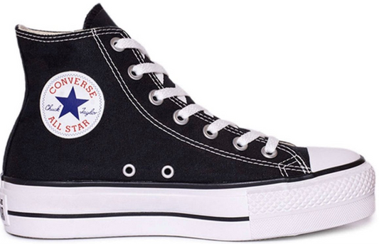 Converse - Chuck Taylor All Star plataforma Lona Negra