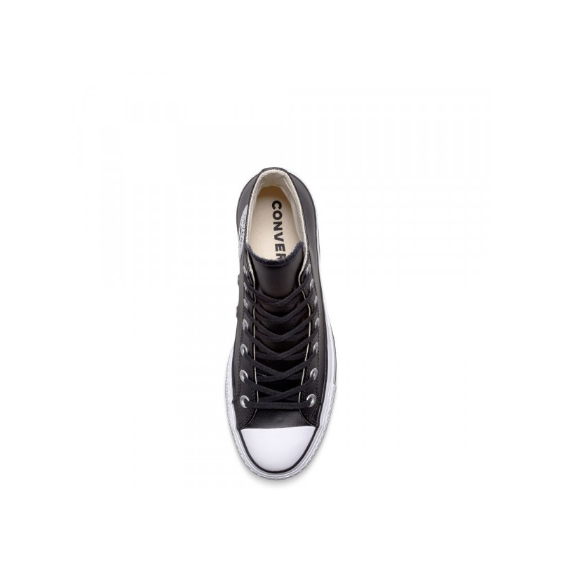 Converse - Chuck Taylor All Star Plataforma Leather Piel Negra