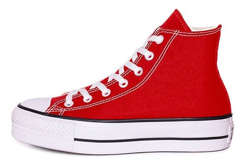 Converse - Chuck Taylor All Star Plataforma Lona Roja