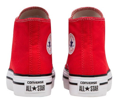 Converse - Chuck Taylor All Star Plataforma Lona Roja