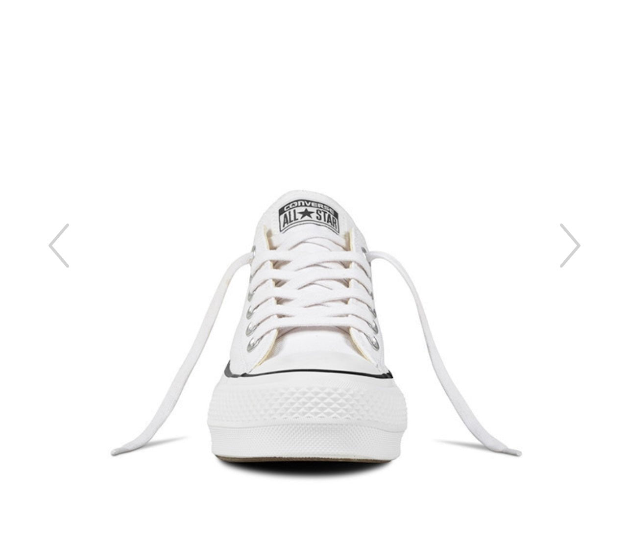 Converse - Chuck Taylor All Star Plataforma Canvas Lona Blanca