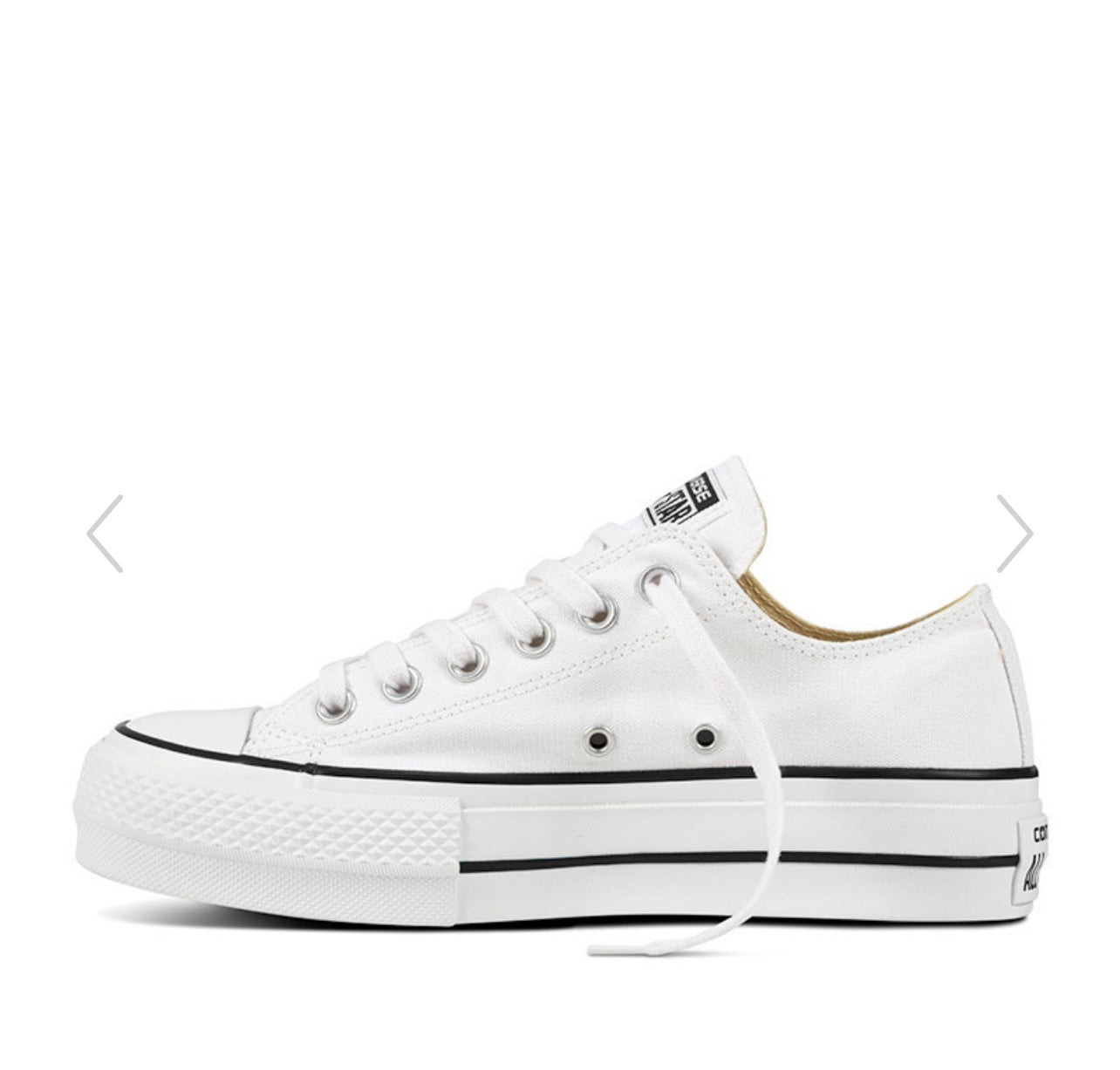 Converse - Chuck Taylor All Star Plataforma Canvas Lona Blanca