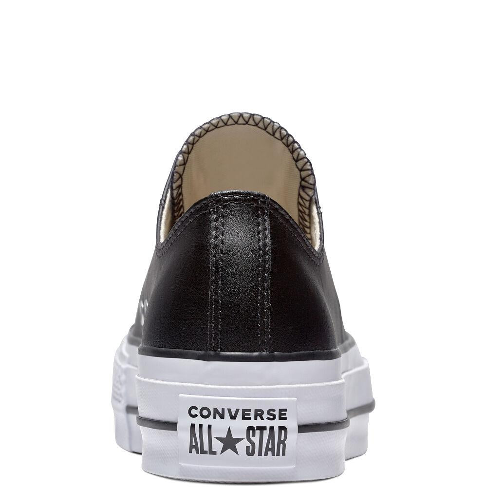 Converse - Chuck Taylor All Star Plataforma Clean Leather Piel Negra